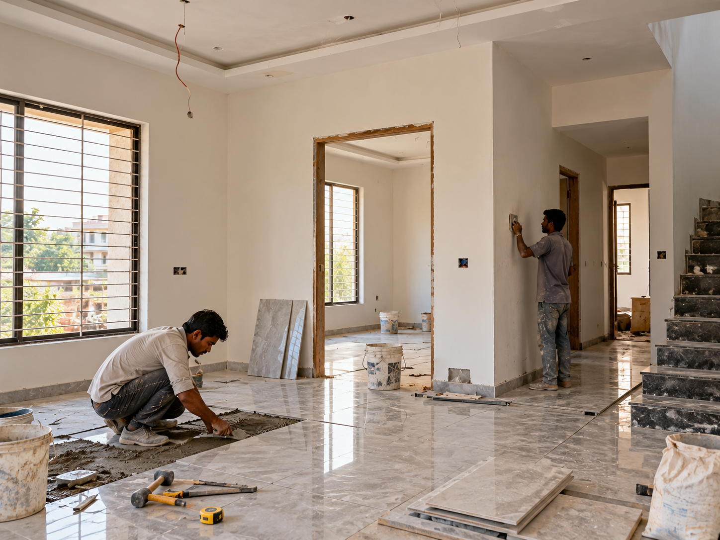 Interior renovation and finishing work