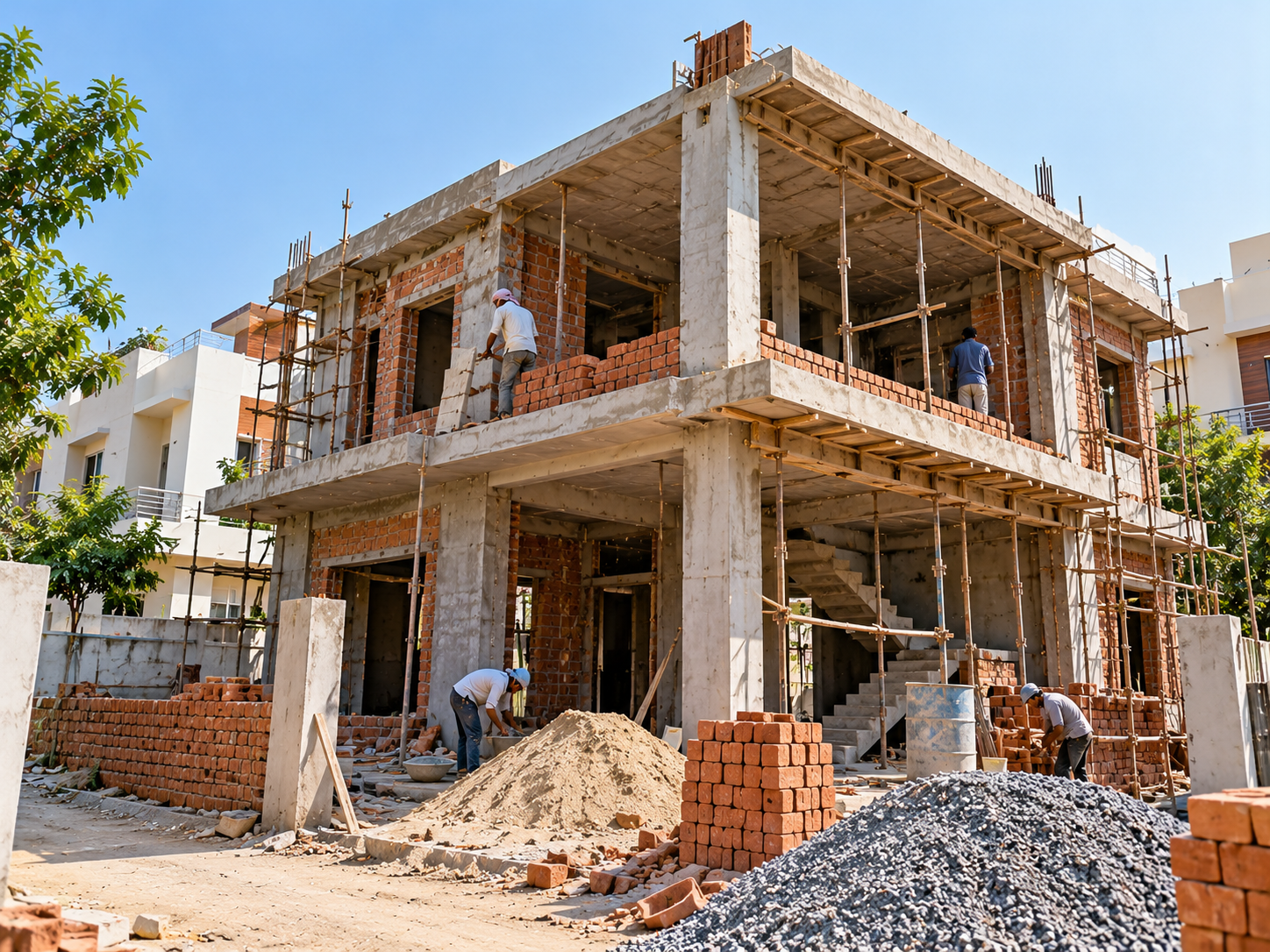 Residential house construction